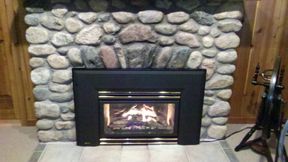 Stone Fireplace by Wilkening Fireplace